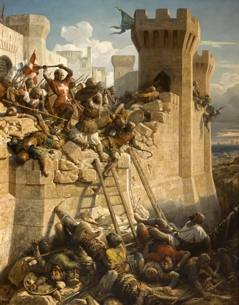 akra-kusatmasi-2-805x1024-1 3. Haçlı Seferi : Akra’dan Arsuf’a Philippe II Augustus ve Aslan Yürekli Richard Tarih
