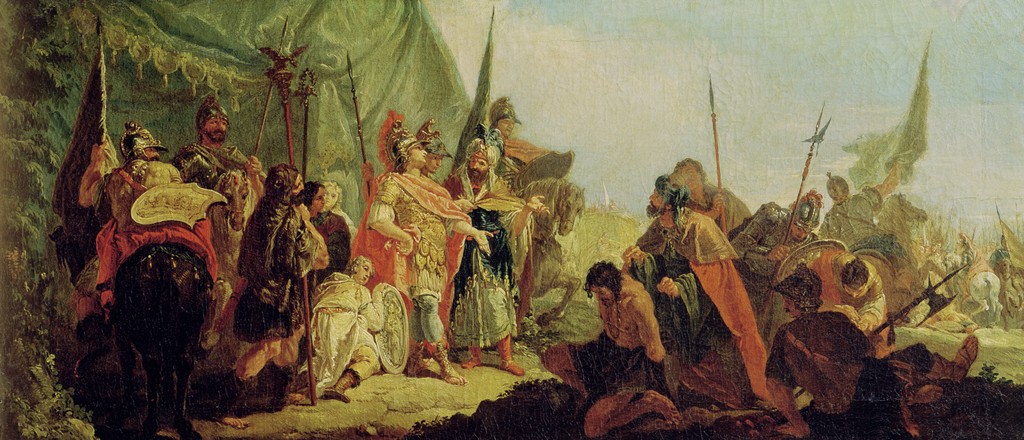 Alexander_the_Great_356-23_BC_and_Porus_oil_on_canvas Antik Çağ’ın En Azametli Önderlerinden Büyük İskender’in Hayatı Tarih