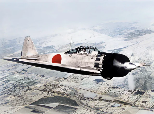 mitsubishi-a6m-zero-japans-long-range-carrier-based-fighter-v0-n4r37r4k7n1b1 İntikam Operasyonu Amiral I.Yamamoto Ölmeli! Tarih